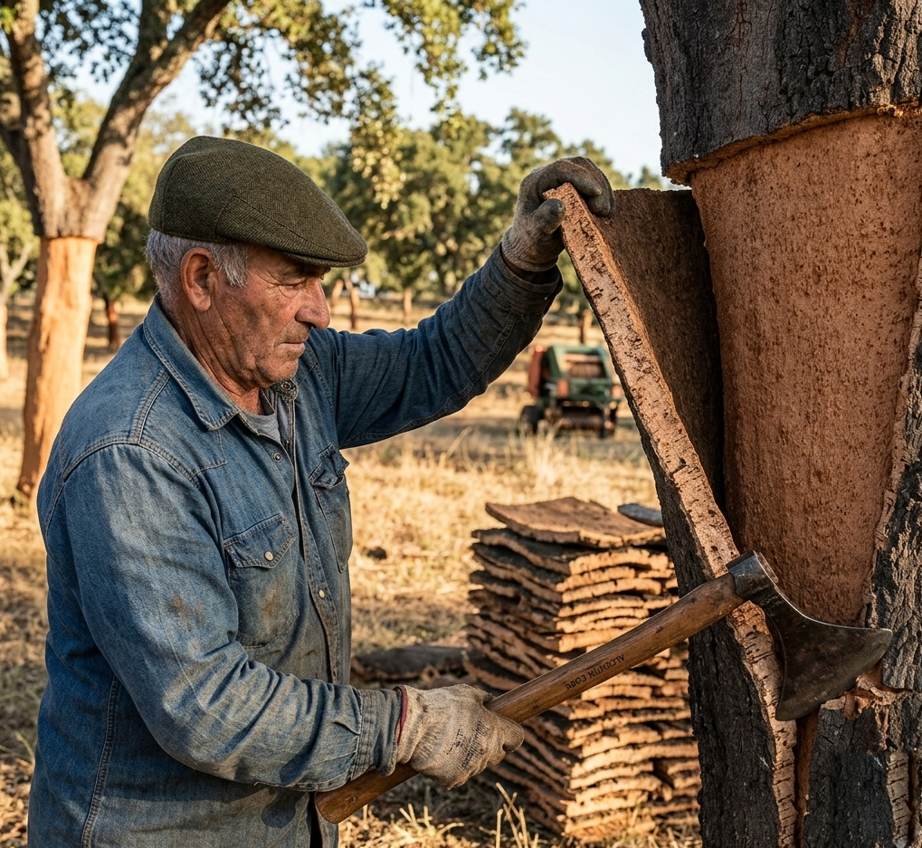 Korkernte in Portugal